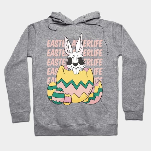 Creepy Easter Bunny Hoodie by LindenDesigns